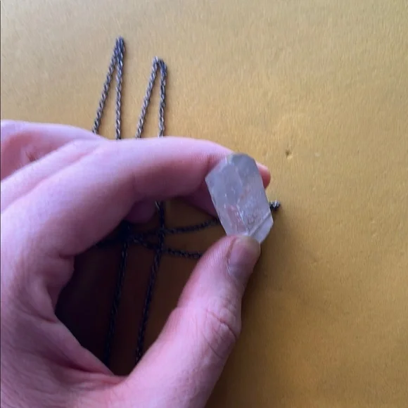 Crystal-like Pendant Necklace - Picture 8 of 10